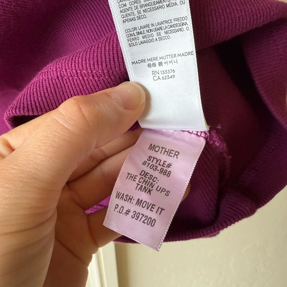 Mother Denim Move It Chin Up Tank SIZE M - Picture 9 of 10